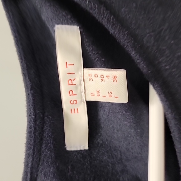 Vintage Esprit Blue US 4 dress - Picture 4 of 7